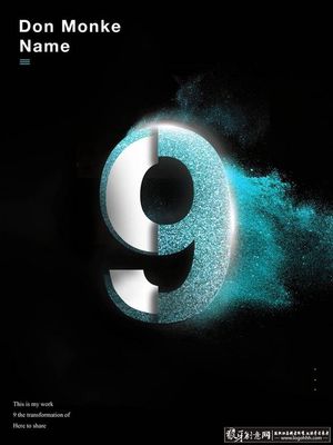 藍(lán)色炫酷 數(shù)字海報(bào)字體設(shè)計(jì)的視覺(jué)魔力與實(shí)戰(zhàn)應(yīng)用